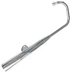 Silencer Compatible For Bajaj Boxer Ct 100 (chrome)