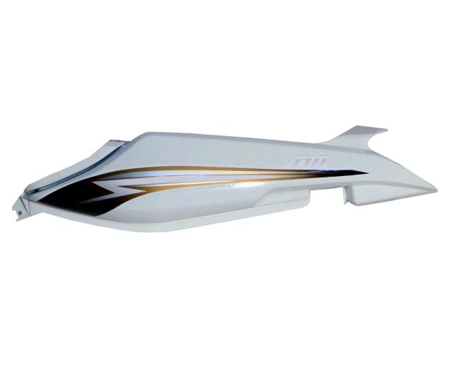 Tail Panel/seat Cowl-tvs Star City Plus Spotlight White