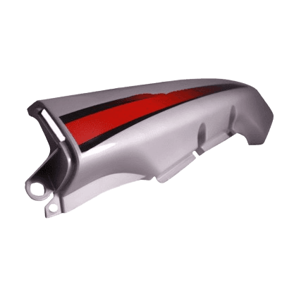 Tail Panels Set Silver (red Stk) Sai Tvs Victor