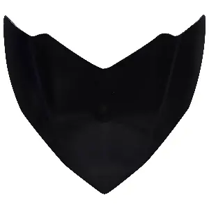 Exv00a Plastic Windscreen Visor Compatible With Pulsar 135cc Front Fairing Windshield Baffle Wind Deflector (black)