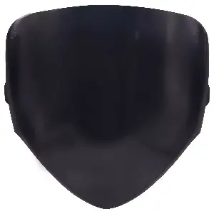 Exv00c Plastic Windscreen Visor Compatible With Shine Deluxe Front Fairing Windshield Baffle Wind Deflector (black)
