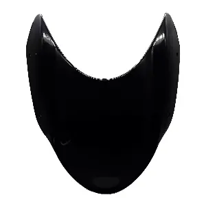 Exv00f Plastic Windscreen Visor Compatible With Discover 100cc Front Fairing Windshield Baffle Wind Deflector (black)
