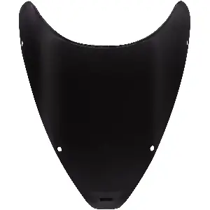 Exv00g Plastic Windscreen Visor Compatible With Pulsar Front Fairing Windshield Baffle Wind Deflector (black)