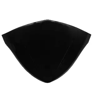 Exv00p Plastic Windscreen Visor Compatible With Mestro Edge Front Fairing Windshield Baffle Wind Deflector (black)