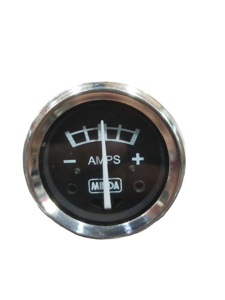 Ammeter Black For Royal Enfield Old Model Vintage Type
