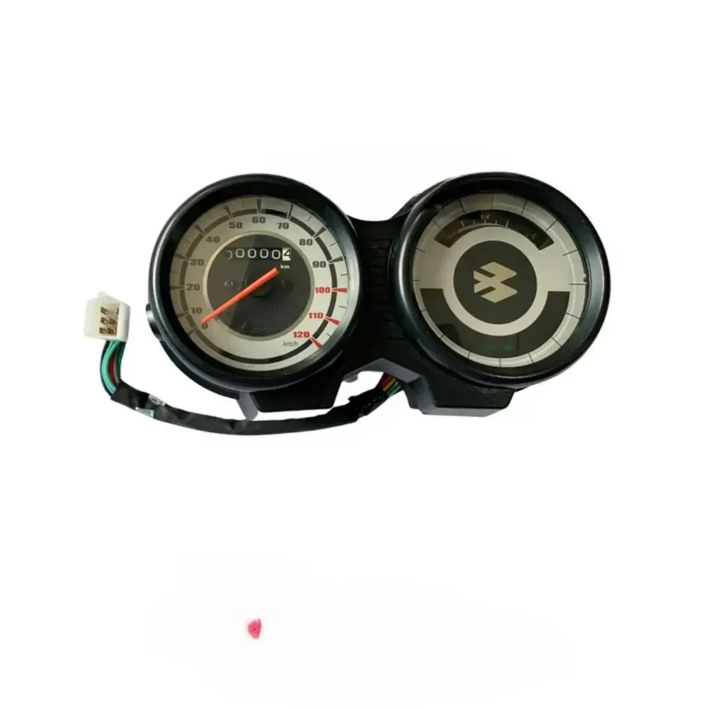 Analog Speedometer Assembly For Bajaj Platina 100 | 8 Pin White Coupler