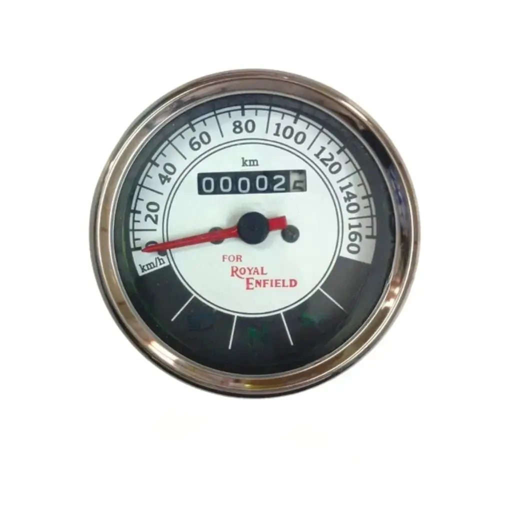 Analog Speedometer For Royal Enfield Bullet 350 | Classic 350 | Black Dial
