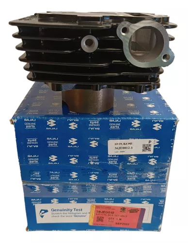 Bajaj Genuine Cylinder Block & Piston For Bajaj Pulsar 135ls Black Ug Bs4 With 135cc Dtsi Engine (2017-2018) 36je0012