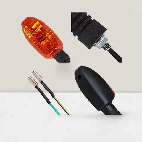 Blinker Indicator Assly. Compatible For Bajaj Platina Yellow