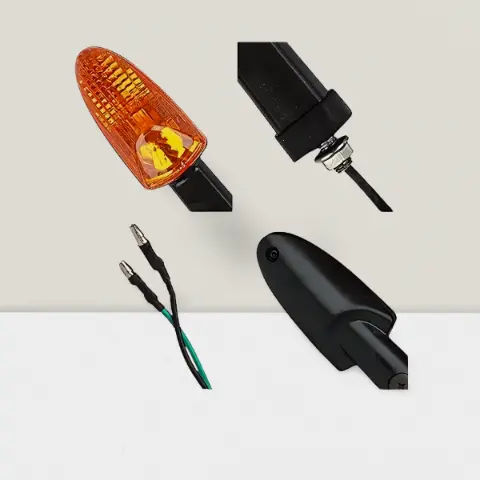 Blinker Indicator Assly. Compatible For Tvs Apache (yellow)