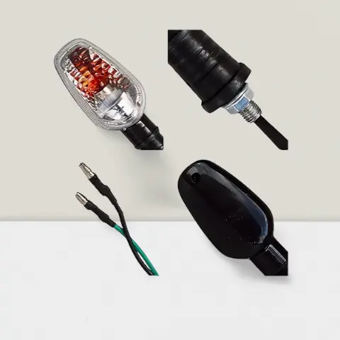 Blinker Indicator Assly. Compatible For Tvs Star City White – Rear