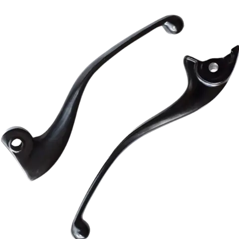 Brake And Clutch Lever Compatible For Re Classic 350 Black