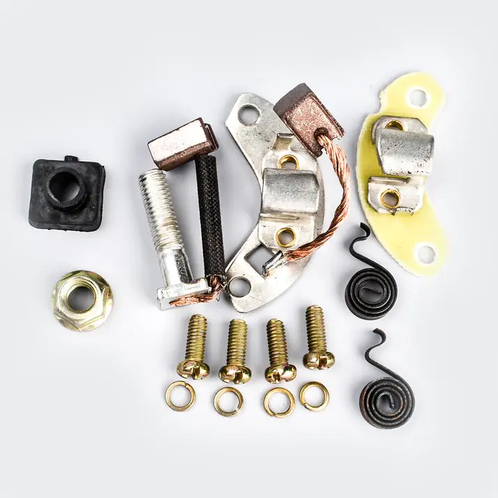 Carbon Brush Set (w/plate) Discover 100 O/xcd/pulsar 150/pulsar 180/pulsar 150 Dtsi/pulsar 180 Dtsi [ug4]