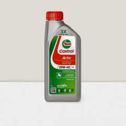 Castrol Activ 20w-40 4t Synthetic Engine Oil For Bikes 1l