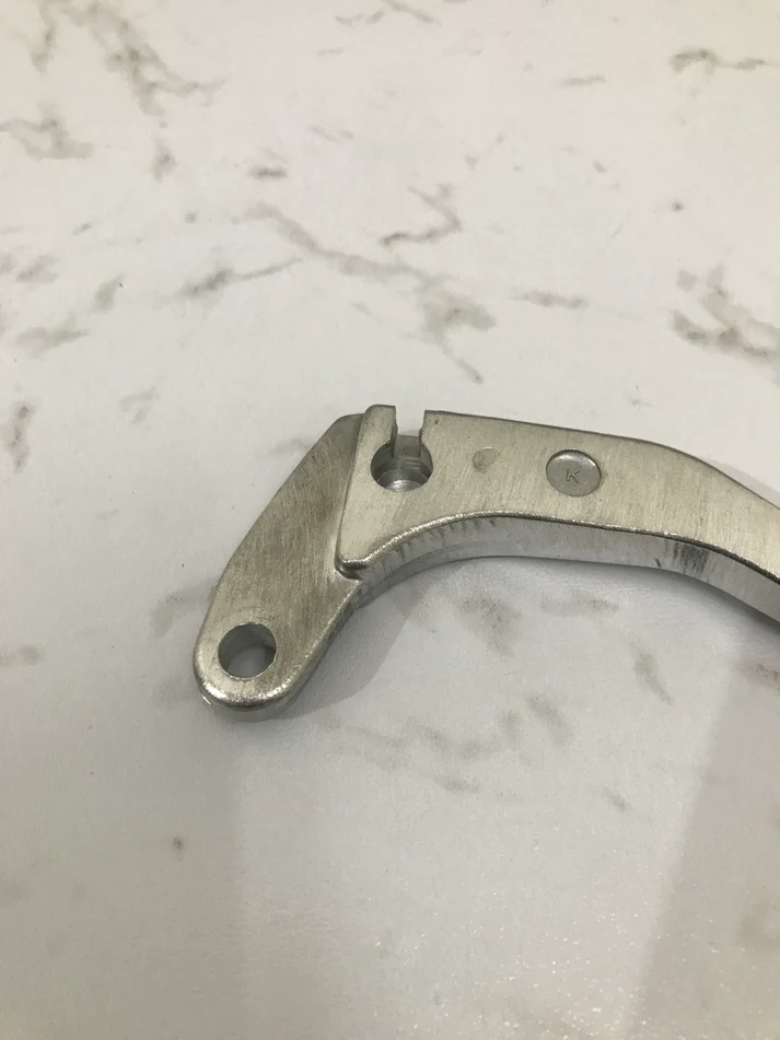 Clutch Lever For Tvs Apache Rtr 160/180 Metal Silver Colour