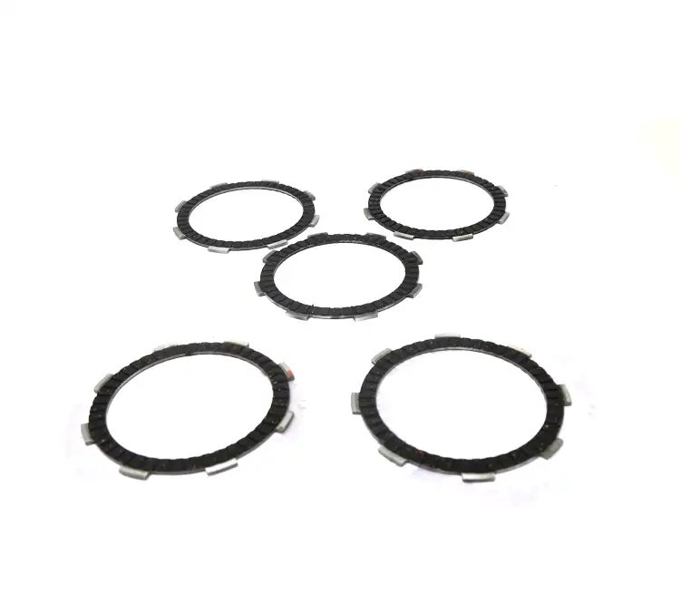 Clutch Plates Set Of 5 For Bajaj V-15 Boxer Bm150 | Pulsar 150as | Discover 150s | Discover 150f | Pulsar 150 Ug5 | Spark Minda