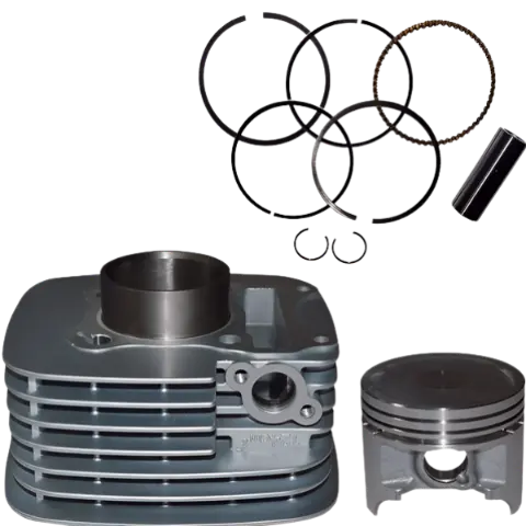 Cylinder Block Piston Kit Compatible For Suzuki Heat/zeus