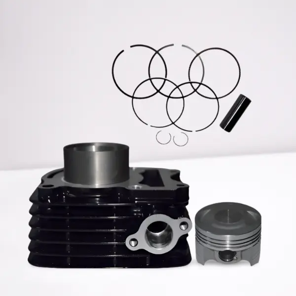 Cylinder Block Piston Kit Compatible For Tvs Wego/jupiter