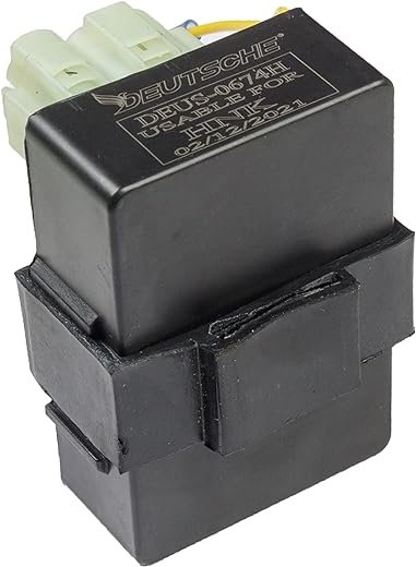 Deutsche Black High Quality Replacement Cdi (4+2 Pin + 1 Terminal Wire) Unit Fit For Hero Hunk