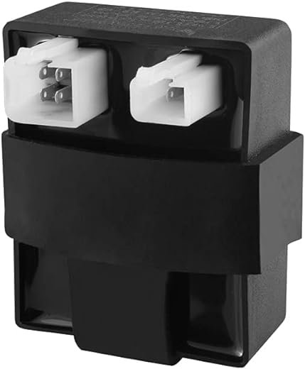 Deutsche Black Plastic Cdi (6+2 Pin) Module For Speed Boost Compatible With Bajaj Discover 125 (ks/es)