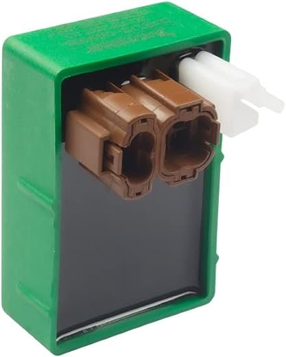 Deutsche Green Twin Spark Cdi (2+4+2 Pin) Unit Compatible With Royal Enfield Thunder Bird 350c