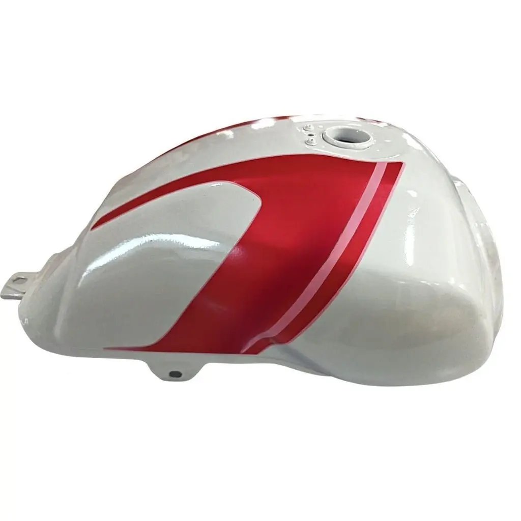 Fuel Tank For Bajaj Vikrant V15 | V12 | White With Red Sticker