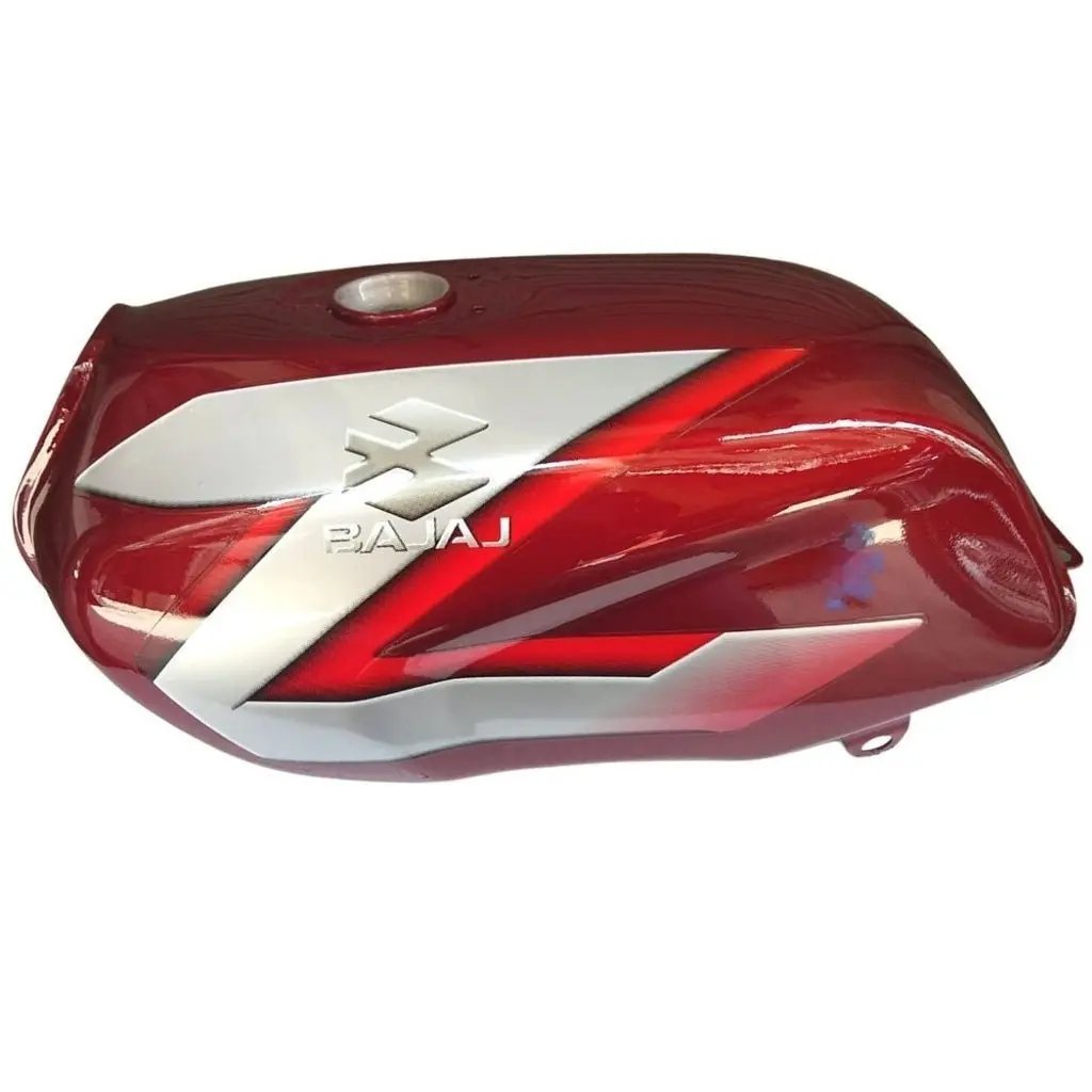 Petrol Tank For Bajaj Ct 100 (red/silver)