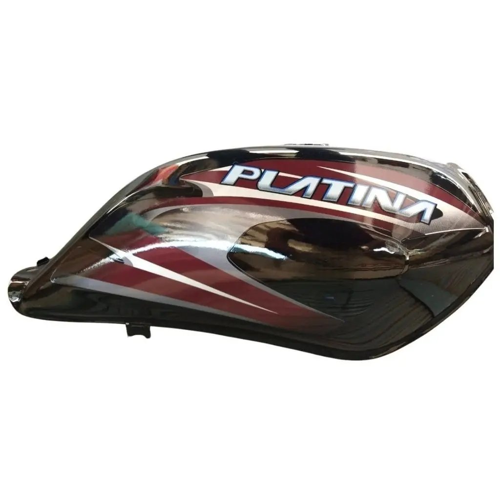 Petrol Tank For Bajaj Platina 100 New Model (black/maroon)