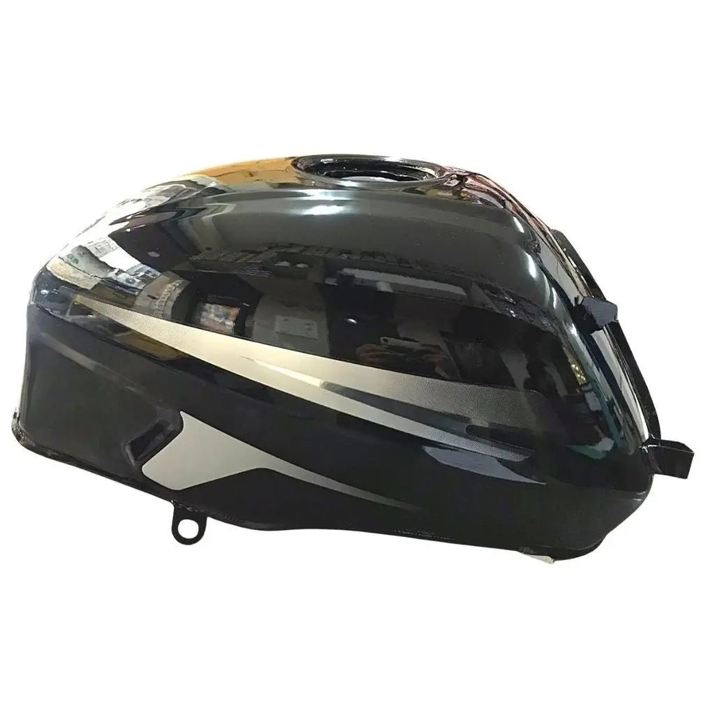 Petrol Tank For Bajaj Pulsar 150/180 Bs3 Ug6 With Monogram | Black & Grey