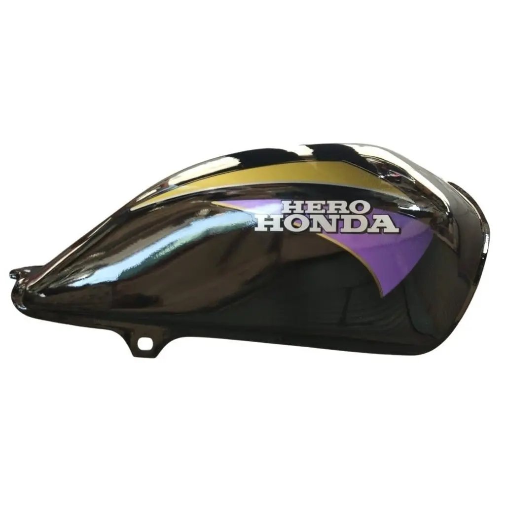 Petrol Tank For Hero Cd Dawn (black/blue)