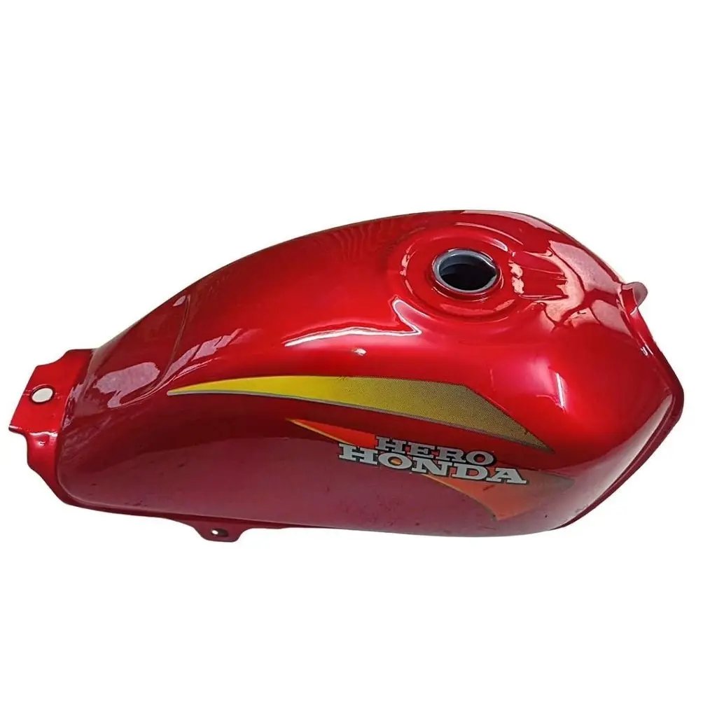 Petrol Tank For Hero Cd Dawn | Cherry Red/orange