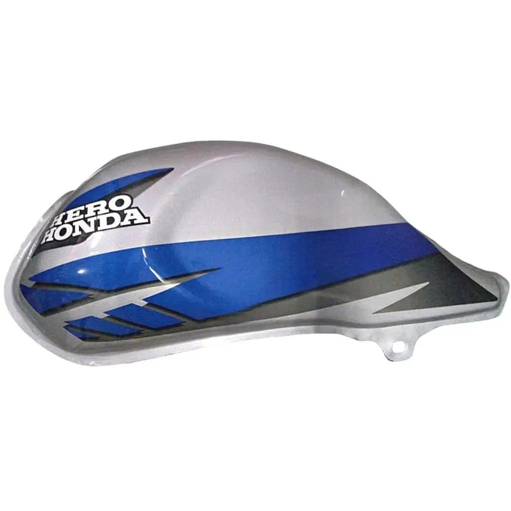 Petrol Tank For Hero Cd Deluxe New Model (silver/blue)