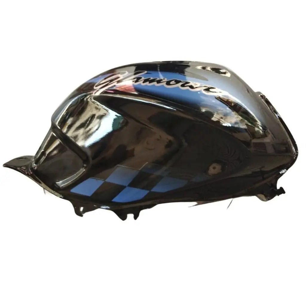 Petrol Tank For Hero Glamour Type 2 (black/blue)