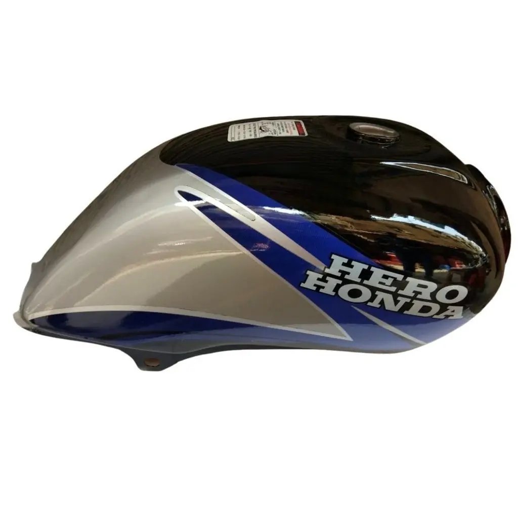 Petrol Tank For Hero Passion Plus (black/blue)