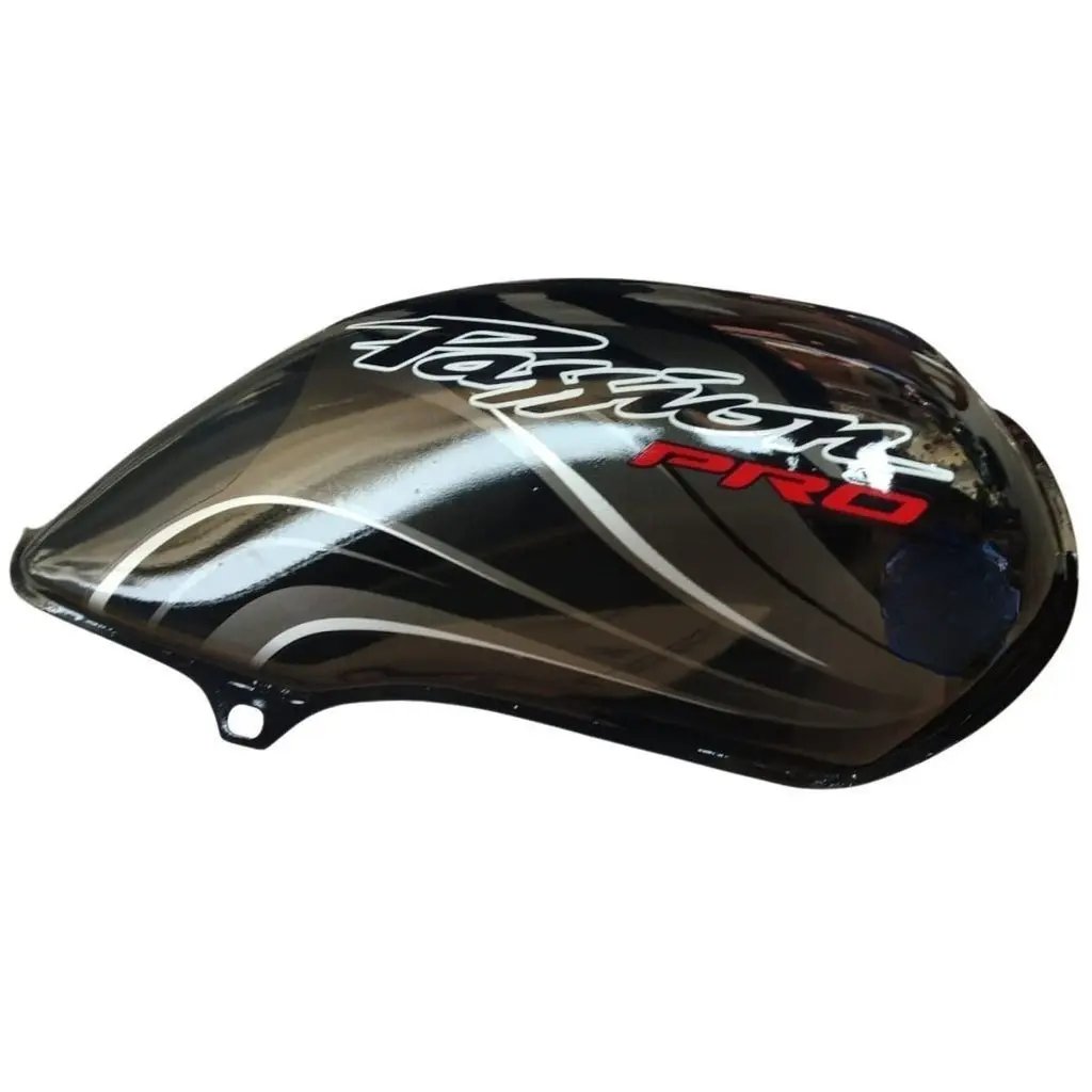 Petrol Tank For Hero Passion Pro (black/silver)