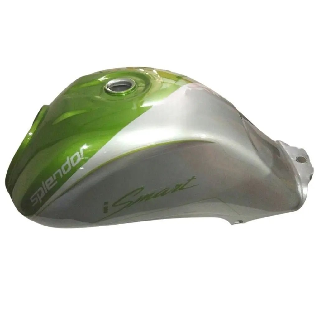 Petrol Tank For Hero Splendor Ismart Bs3 (silver/green)