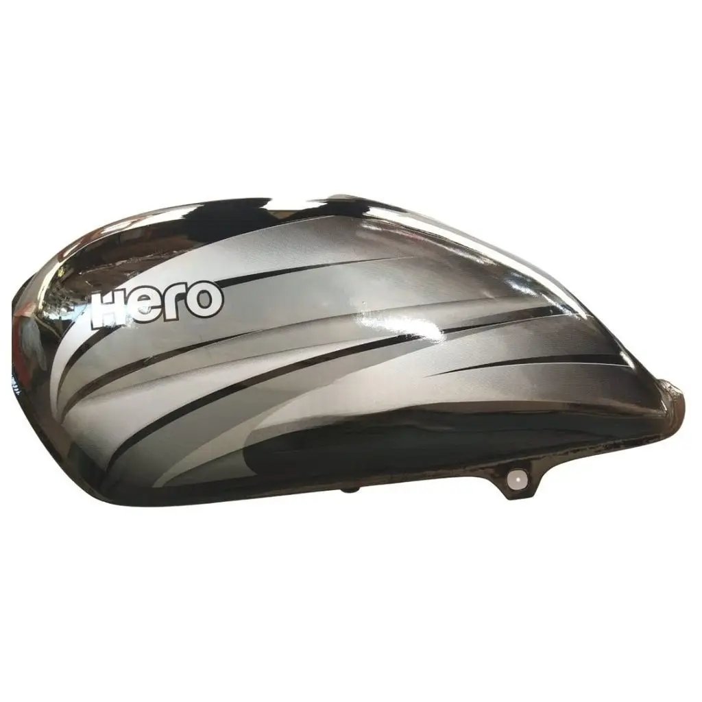 Petrol Tank For Hero Splendor Pro (black/grey)