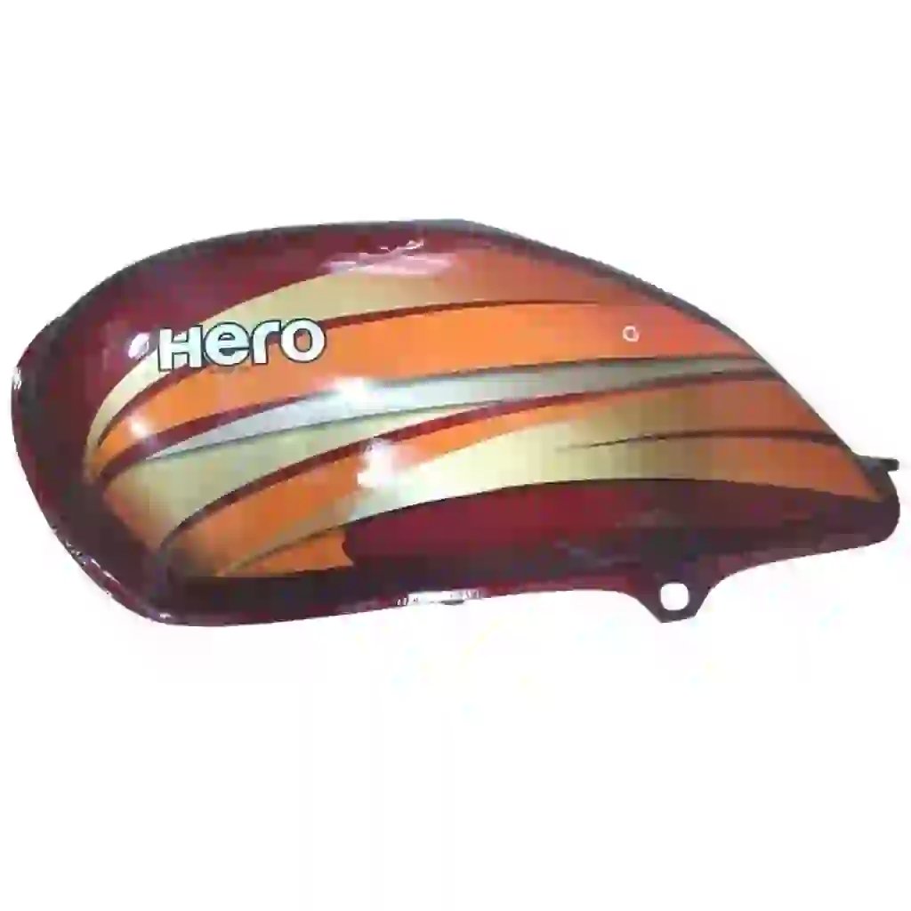 Petrol Tank For Hero Splendor Pro (red/orange)