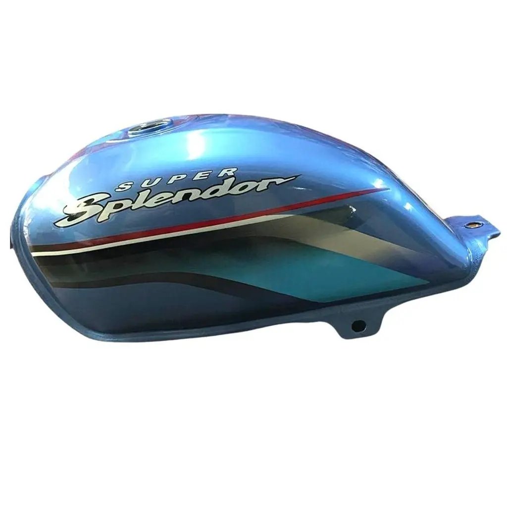 Petrol Tank For Hero Super Splendor Alloy Wheel New Model | Turqoise Or Sky Blue