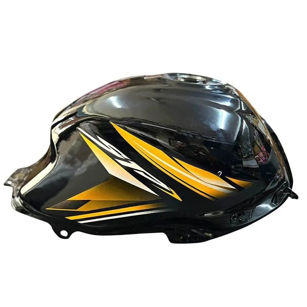 Petrol Tank For Honda Cb Shine Sp | Black With Yellow Sticker