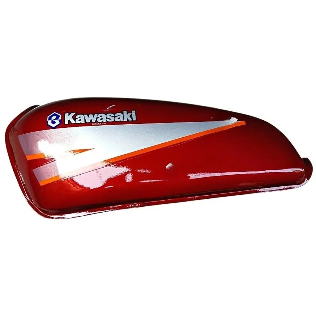 Petrol Tank For Kawasaki Bajaj Boxer | Wine Red