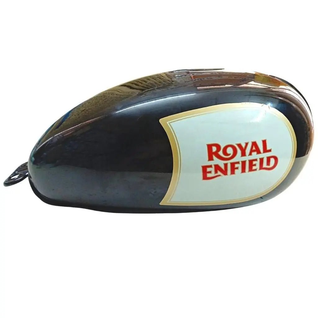 Petrol Tank For Royal Enfield Classic 350 Bs4 With Abs | Black With Sticker | Apr 2017 To Mar 2020 Models | With Abs