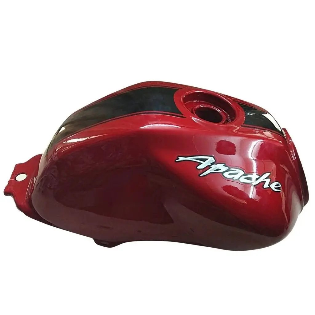 Petrol Tank For Tvs Apache 150 | Red | With Sticker