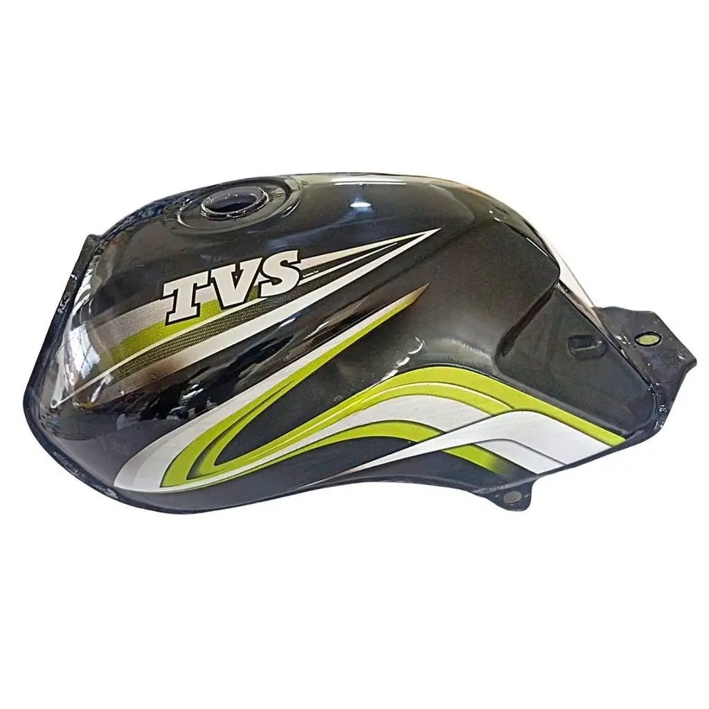 Petrol Tank For Tvs Star Sports |type 3 | Black/green