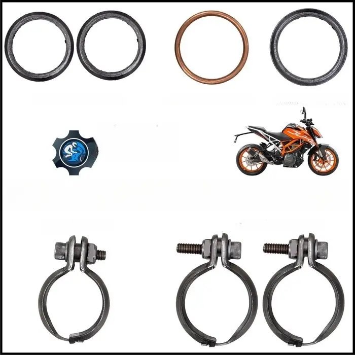 Exhaust Gasket Complete Set = Bs4 Duke 250/390