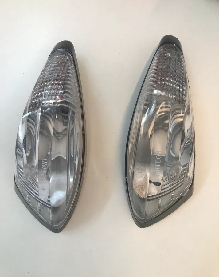 Front Indicator For Hero Cbz Extreme White Set Of 2 Peace