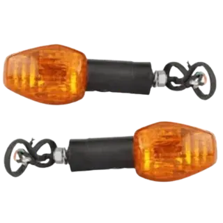 Front Indicator Set Of 2 Orange Standard Glamour New Model – Genuine