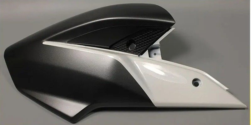 Fuel Tank Cover Left Side White Matt For Bajaj Pulsar Ns200