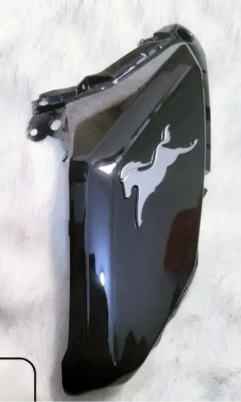 Fuel Tank Panel Black Left Side For Tvs Raider 125