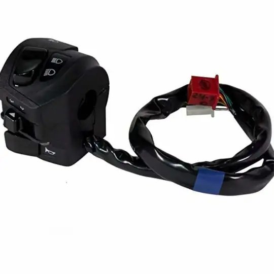 Handle Bar Switch-left Hand With Wire Coupler (zeus) (uno Minda)